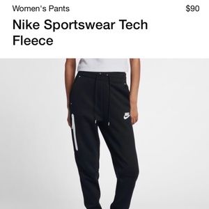 Women’s Nike Sportswear Tech Fleece joggers. NWT